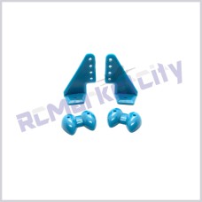 Control Horn 20x27mm Blue (Pack of 2)
