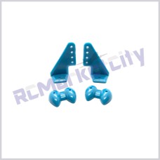 Control Horn 20x27mm Blue