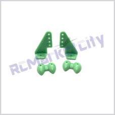 Control Horn 20x27mm Green (Pack of 2)
