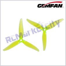 Hurricane 51366 Rev3 3-Blade Radioactive Yellow 1Pair